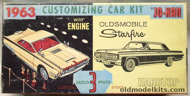 Jo-Han 1/25 1963 Oldsmobile Starfire Hardtop - Stock / Street / Customized, 2163-149 plastic model kit